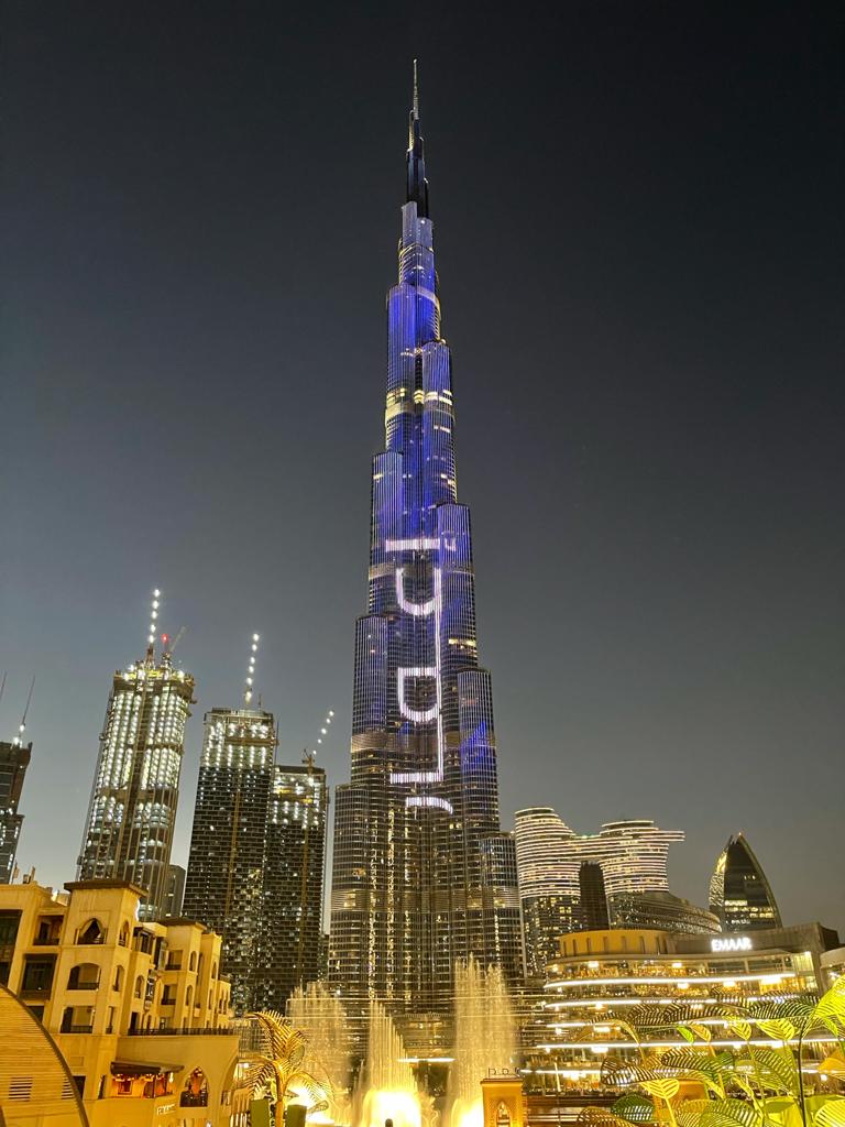 Burj Al Arab at night